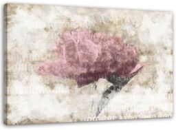 Obraz, Abstrakcyjne kwiaty Shabby Chic 90x60