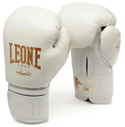 Leone1947 Rękawice Bokserskie Black&White Białe