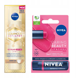 NIVEA LUMINOUS Krem CC na przebarwienia - średni