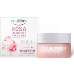 Różany Krem Przeciwstarzeniowy z Kwasem Hialuronowym, Equilibra