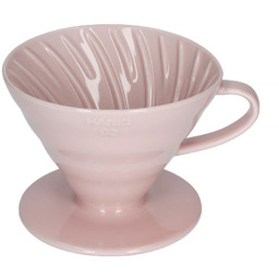 Ceramiczny Drip Hario V60-02 - Różowy