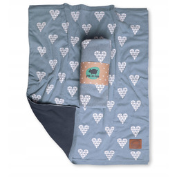 Pink No More Koc tkany polar/ Knitted Blanket