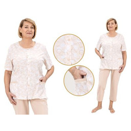 Regina Piżama damska ZEFIRA: beż/biel