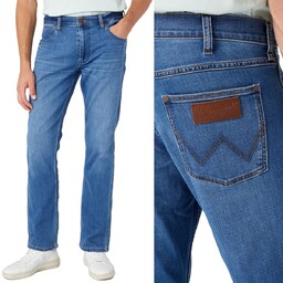Wrangler GREENSBORO Softwear EPIC SOFT PROSTE SPODNIE JEANSOWE