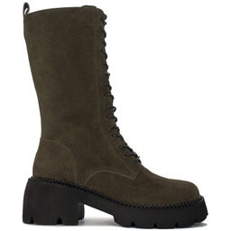 Botki T.Sokolski Damskie Khaki Skórzane-38