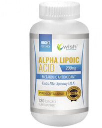 Wish Alpha Lipoic Acid 200 mg, 120 kapsułek