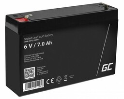 GREENCELL Akumulator AGM12 7Ah 6V