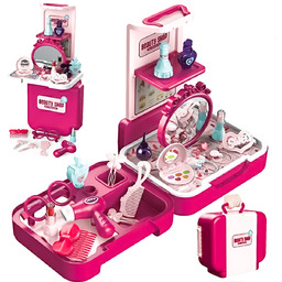 Kuferek Salon Piękności Toaletka Dla Dziewczynki