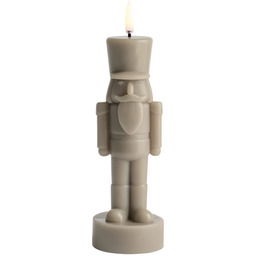 Uyuni Lighting - Świeczka LED NUTCRACKER, piaskowa, wysokość