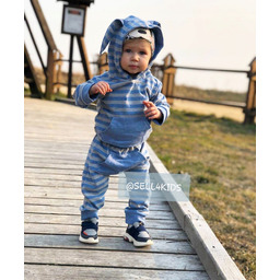 Komplet niemowlecy dresik 74 króliczek komplet bluza