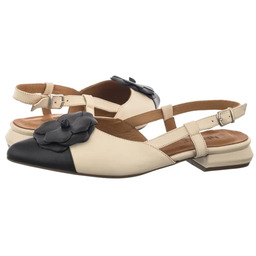 Czółenka Nepeke Aleksa Beige/Black (NP100-a)