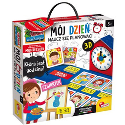 LISCIANI Gra edukacyjna Montessori Mój Dzień - Naucz