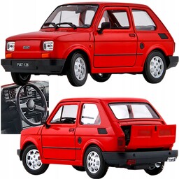 Polski Fiat 126P Maluch Welly –duży Auto Model