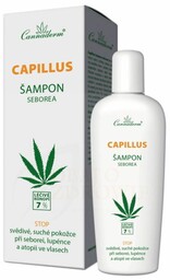 Szampon konopny na problemy łojotokowe Capillus Seborea, Cannaderm