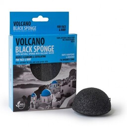 Santo Volcano Spa, Oczyszczająca, Czarna gąbka konjac, 7,5