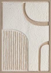 Eurofirany Obraz 601b 40x60 biały beżowy abstrakcja