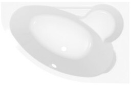 Wanna narożna asymetryczna KALIOPE 153 prawa