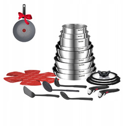 Zestaw garnków Tefal Ingenio Emotion 22el. indukcja wok