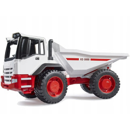 Ciężarówka wywrotka XD 5000 biało czerwona Bruder 03415