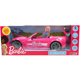 Barbie Zdalnie sterowany różowy kabriolet, pojazd