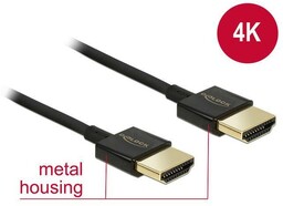 Delock Kabel HDMI HDMI-HDMI High Speed Ethernet 4K
