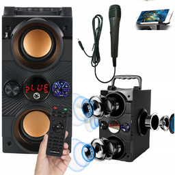Głośnik bluetooth przenośny Karaoke radio mikrofon boombox Manta