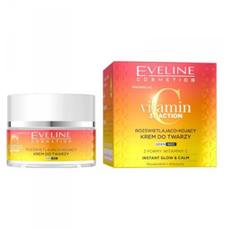 EVELINE Vitamin C 3x Action Rozświetlająco-kojący krem