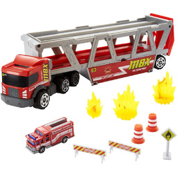 Matchbox Transporter Wóz Strażacki z Miejscem na 16