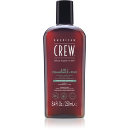 American Crew 3w1 Chamomile&Pine, szampon, odżywka i żel