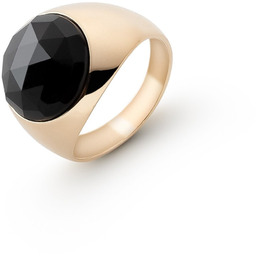 Męski sygnet - czarny onyks, srebro 925
