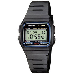 CASIO Zegarek F-91W-1YER