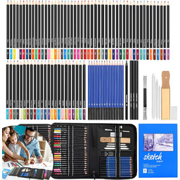 Kredki Ołówkowe Artystyczne Profesjonalne Zestaw W Piórnik Etui