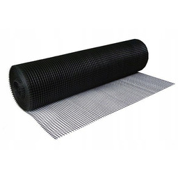 Siatka Ogrodzeniowa (7x7) Rolka Na Ogrodzenie Czarna Osłona