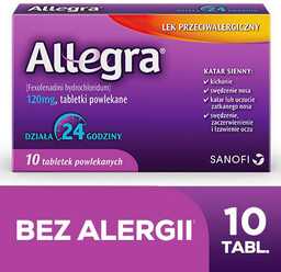 ALLEGRA 120 mg - 10 tabletek - lek