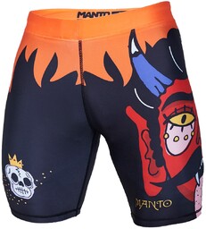 MANTO Szorty Lajkrowe Spodenki Kompresyjne Vale Tudo Diablo