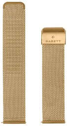 Pasek uniwersalny Garett stalowy złoty 20 mm