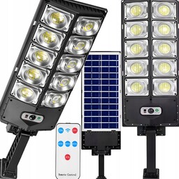 1000W Lampa Solarna Uliczna Czujnikiem Ruchu Pilot Ekologiczne