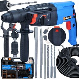 Mocna Młotowiertarka Wiertarka Młot Udarowy Sds+ Głowica Zaciskowa