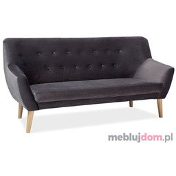 Sofa NORDIC 3 Signal Velvet Bluvel 14 szary
