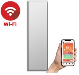 Grzejnik pionowy elektryczny energooszczędny 1500W z modułem Wi-Fi