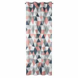 Eurofirany Zasłona gotowa adina 140x250 cm ciemnoróżowy