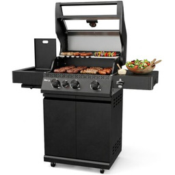 KOLER Grill ogrodowy gazowy Krone Compact Pro Czarny