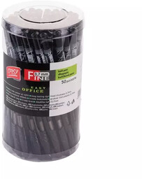 DługopisFine 0,7mm czarny (50szt) EASY - Easy Stationery