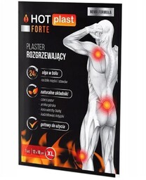 HOT Plast Forte Plaster rozgrzewający 12 x 18cm,