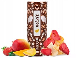 Duże Chrupiące Owoce Liofilizowane - Mango & Truskawka