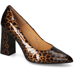 Czółenka Sala 9933/2482 Panterka lakier