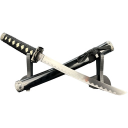 Japoński Sztylet Tanto Stalowy z Pochwą Drewnianą