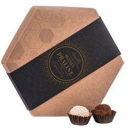 Trufle miodowe mix 170 g ozdobne opakowanie praliny