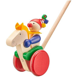 Selecta 62029 Trotto figurka do pchania, drewniana zabawka