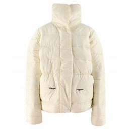 Didriksons Pikowana Kurtka Z Kapturem Beżowa 44 K2A